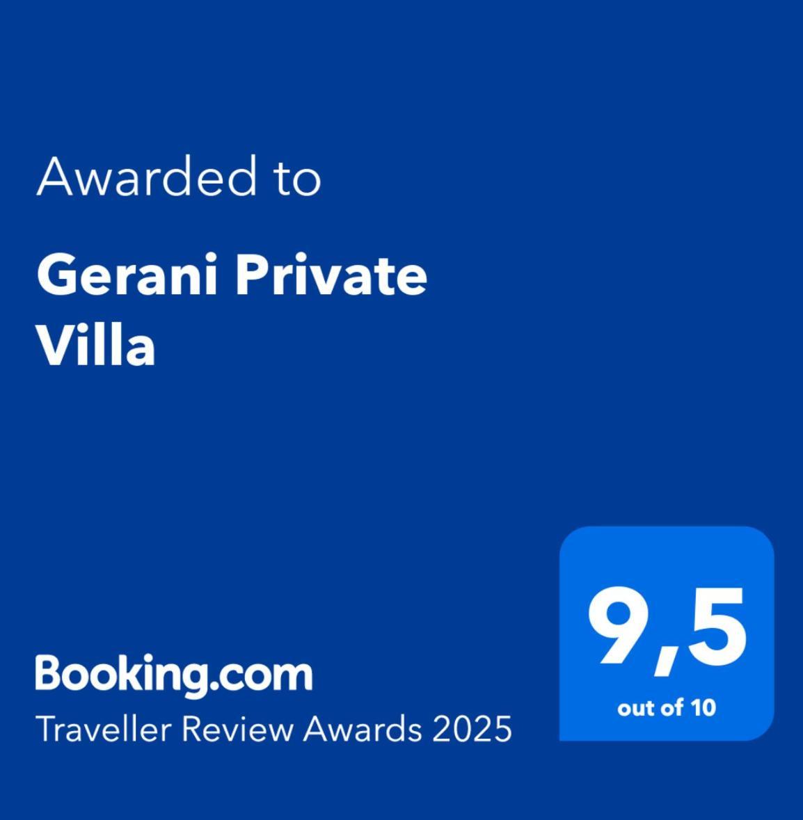 Gerani Private Villa Exterior photo
